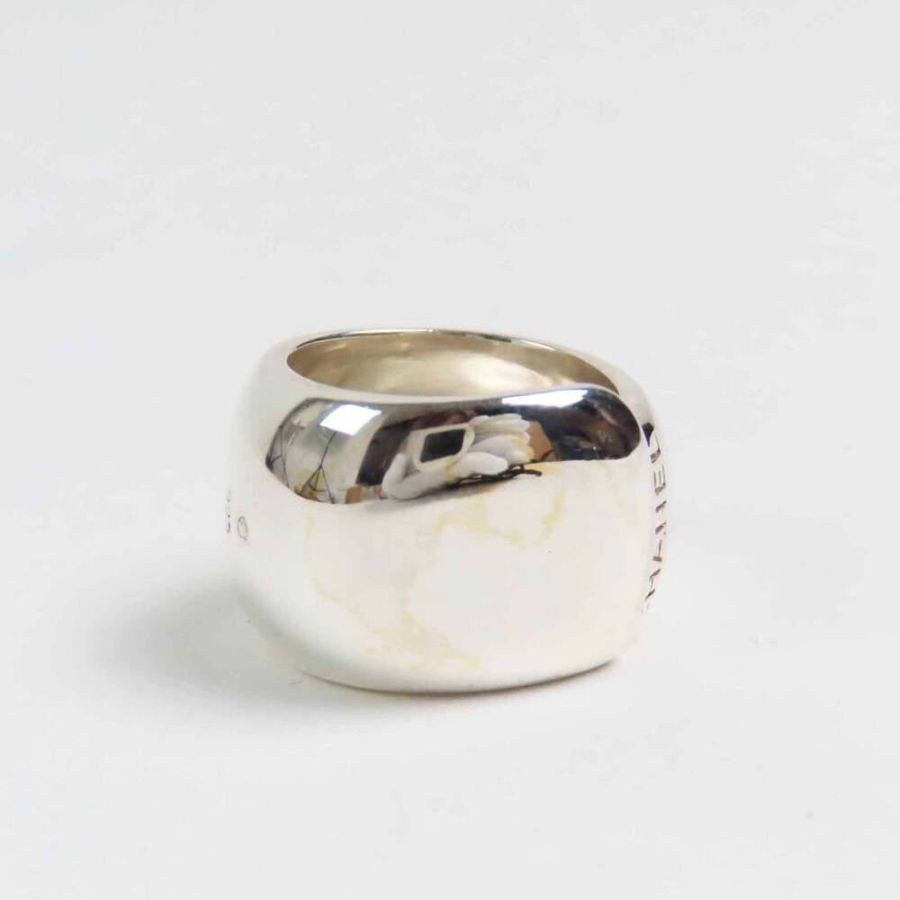 CHANEL Authentic Vintage Silver Ring - Picture 5 of 8